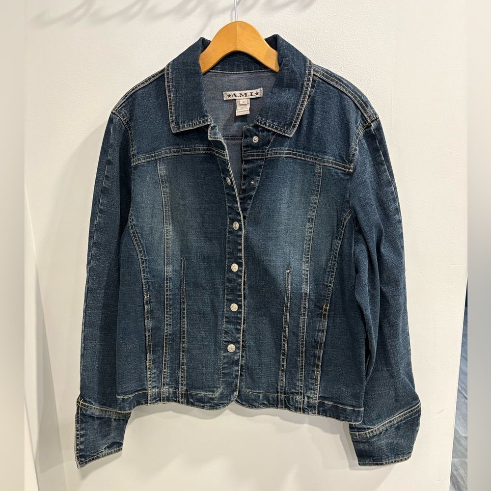 Classic Blue Tailored Denim Jacket